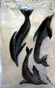 Margot Page, steel & copper enamelling
